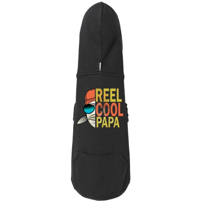 Reel Cool Fishing Papa Doggie 3-End Fleece Hoodie