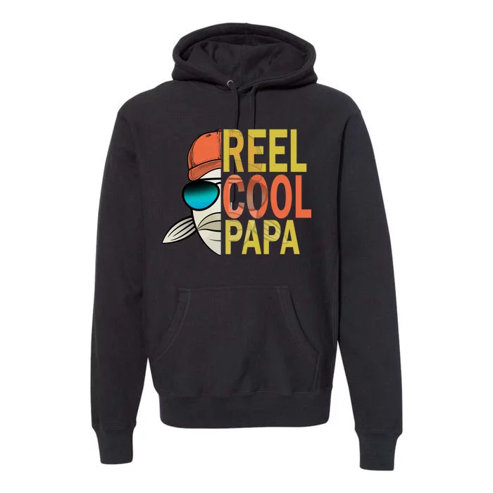 Reel Cool Fishing Papa Premium Hoodie