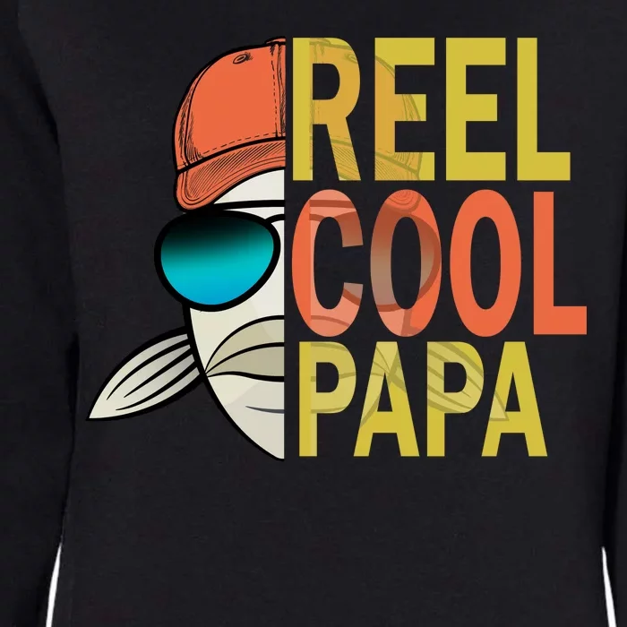 Reel Cool Fishing Papa Womens California Wash Sweatshirt