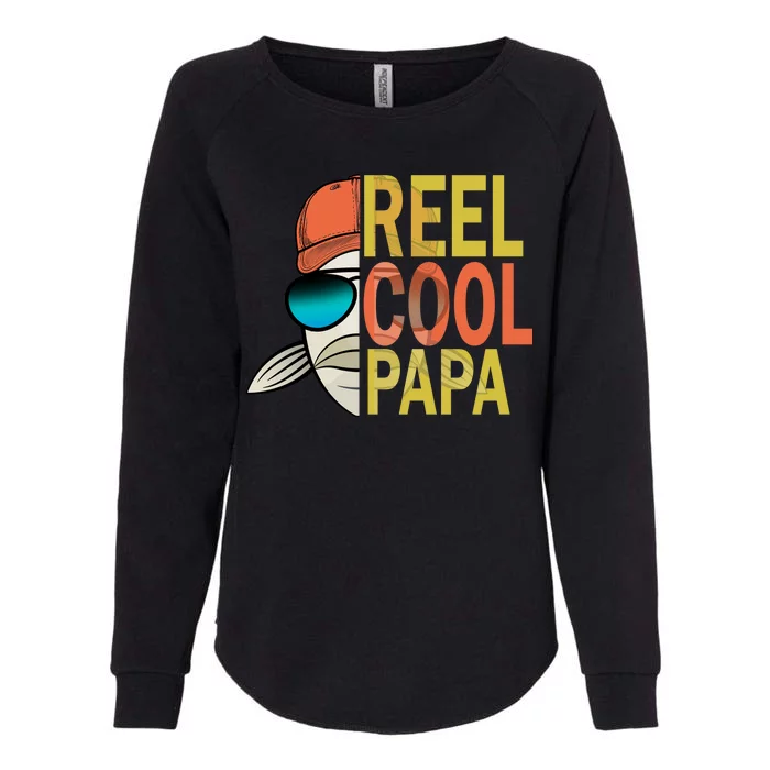 Reel Cool Fishing Papa Womens California Wash Sweatshirt