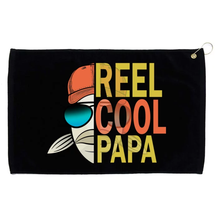 Reel Cool Fishing Papa Grommeted Golf Towel