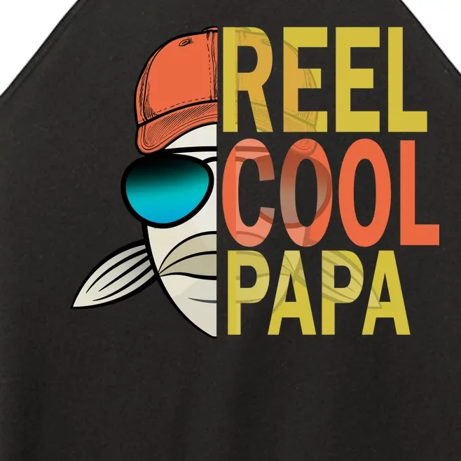 Reel Cool Fishing Papa Women’s Perfect Tri Rocker Tank