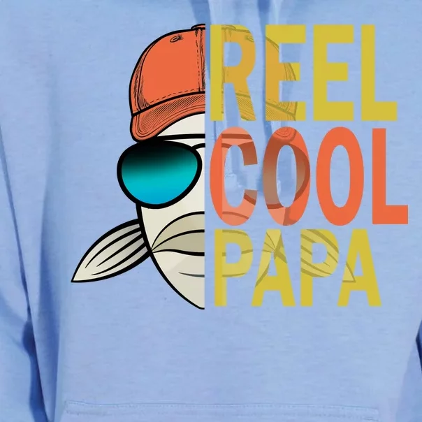 Reel Cool Fishing Papa Unisex Surf Hoodie