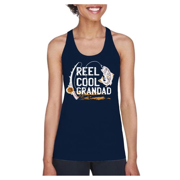 Reel Cool Grandad Women's Racerback Tank