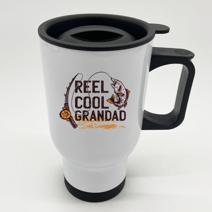 Reel Cool Grandad Front & Back Stainless Steel Travel Mug