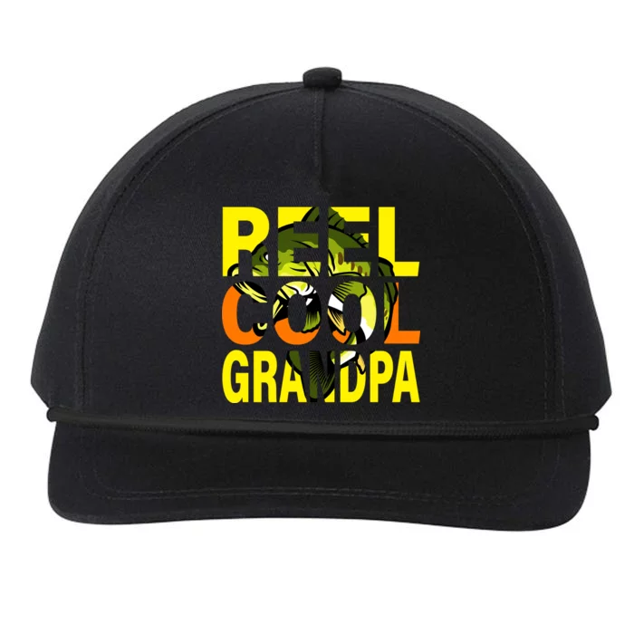 Reel Cool Grandpa Snapback Five-Panel Rope Hat