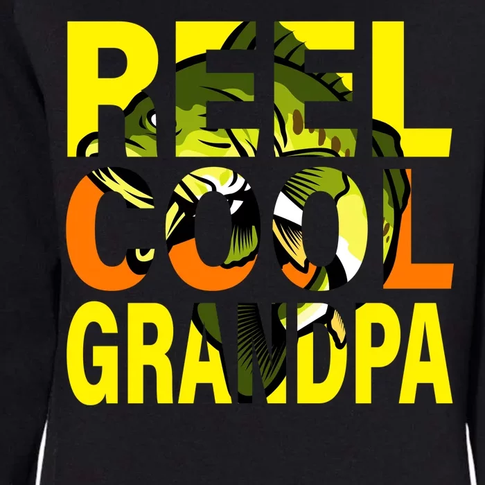 Reel Cool Grandpa Womens California Wash Sweatshirt