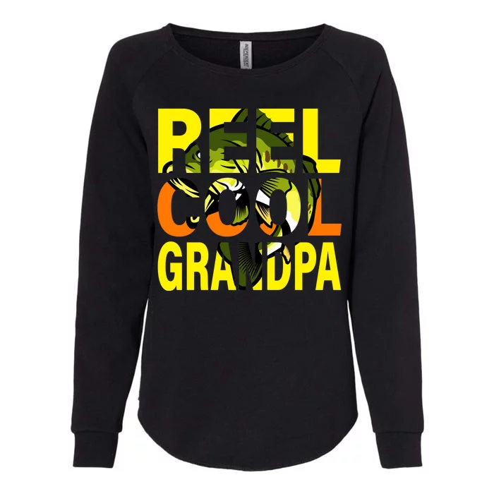 Reel Cool Grandpa Womens California Wash Sweatshirt