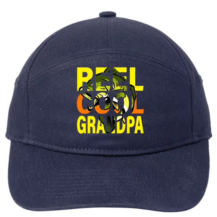 Reel Cool Grandpa 7-Panel Snapback Hat