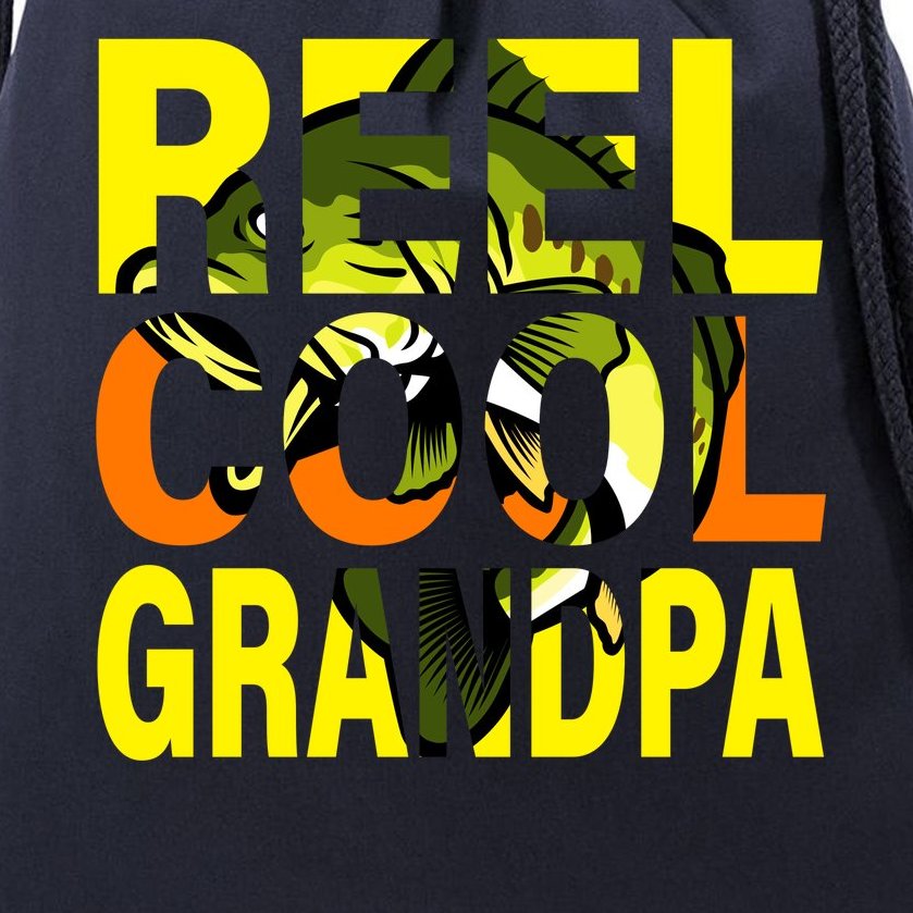 Reel Cool Grandpa Drawstring Bag