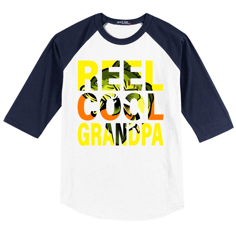 Reel Cool Grandpa Baseball Sleeve Shirt