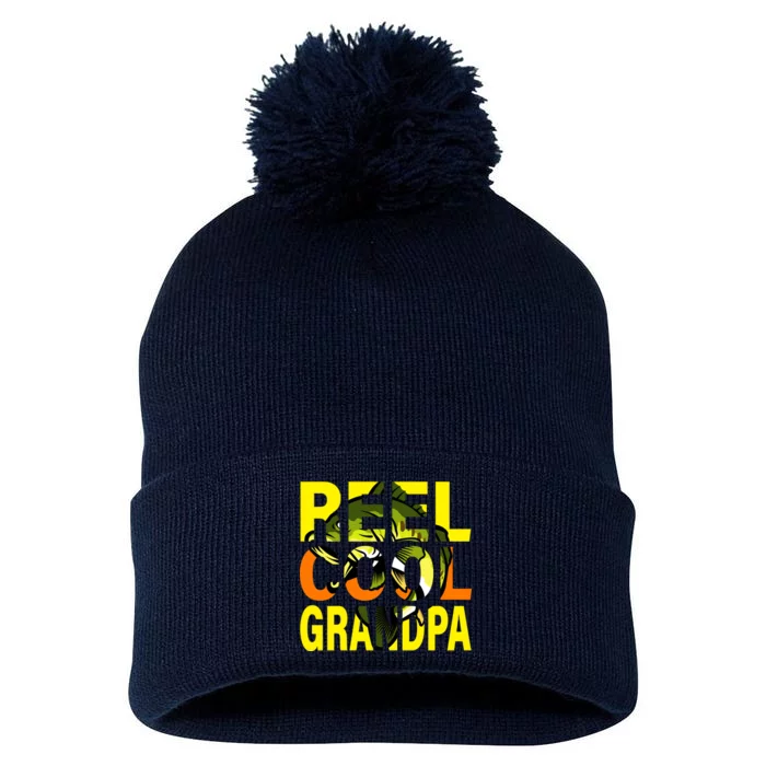 Reel Cool Grandpa Pom Pom 12in Knit Beanie