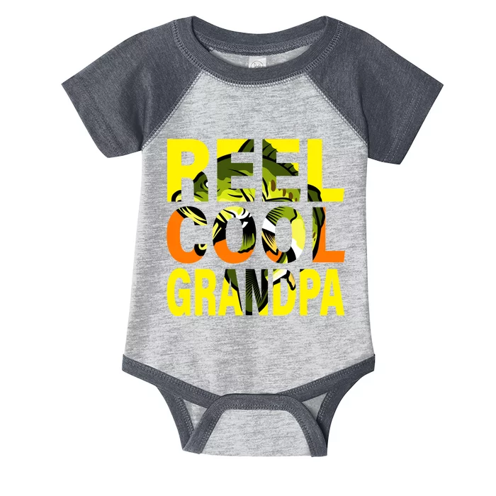 Reel Cool Grandpa Infant Baby Jersey Bodysuit