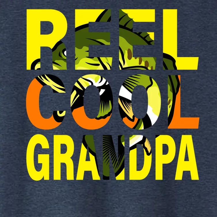 Reel Cool Grandpa Women's Crop Top Tee