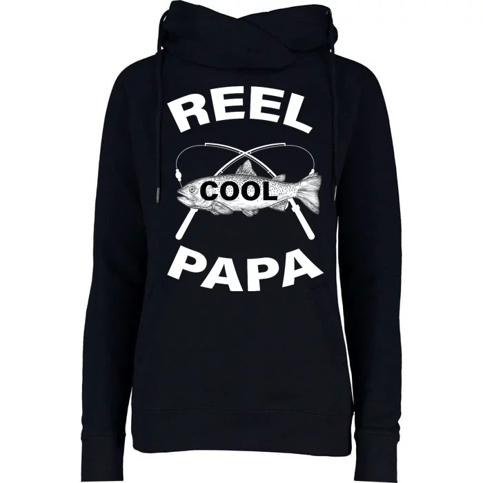 Reel Cool Papa Womens Funnel Neck Pullover Hood