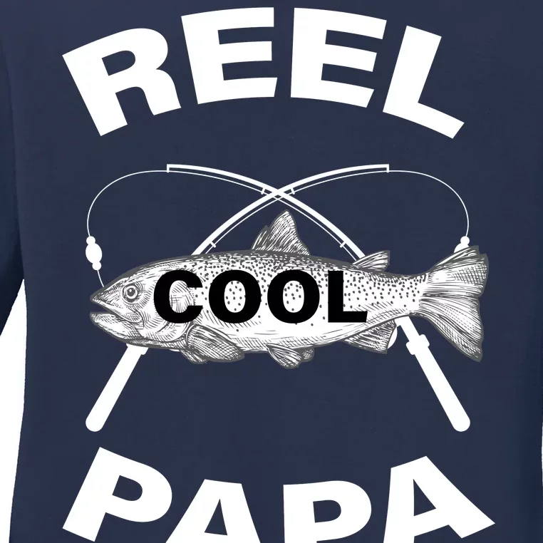 Reel Cool Papa Ladies Long Sleeve Shirt