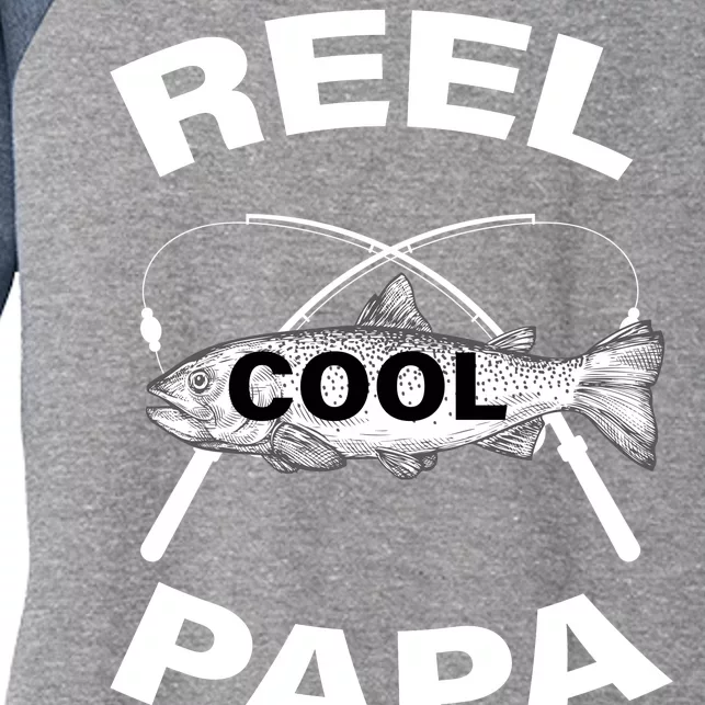 Reel Cool Papa Women's Tri-Blend 3/4-Sleeve Raglan Shirt