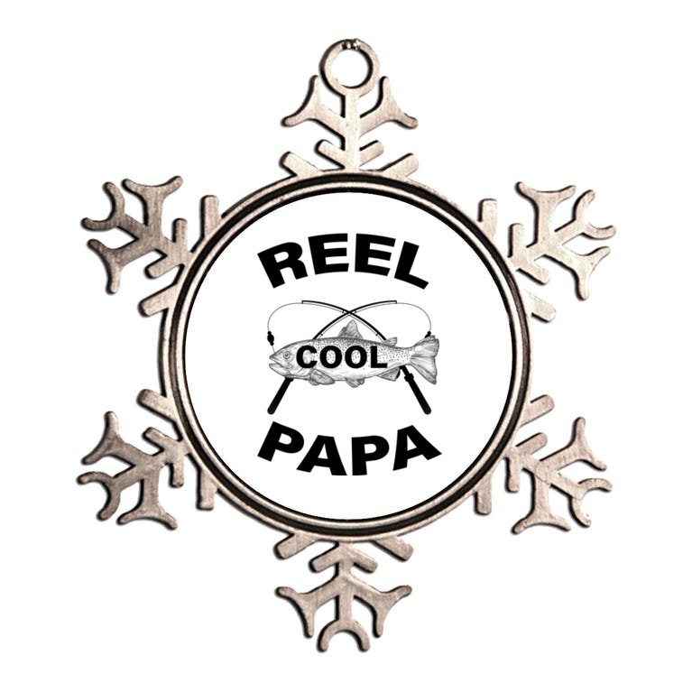 Reel Cool Papa Metallic Star Ornament