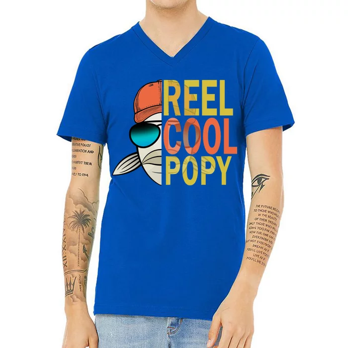 Reel Cool Popy V-Neck T-Shirt