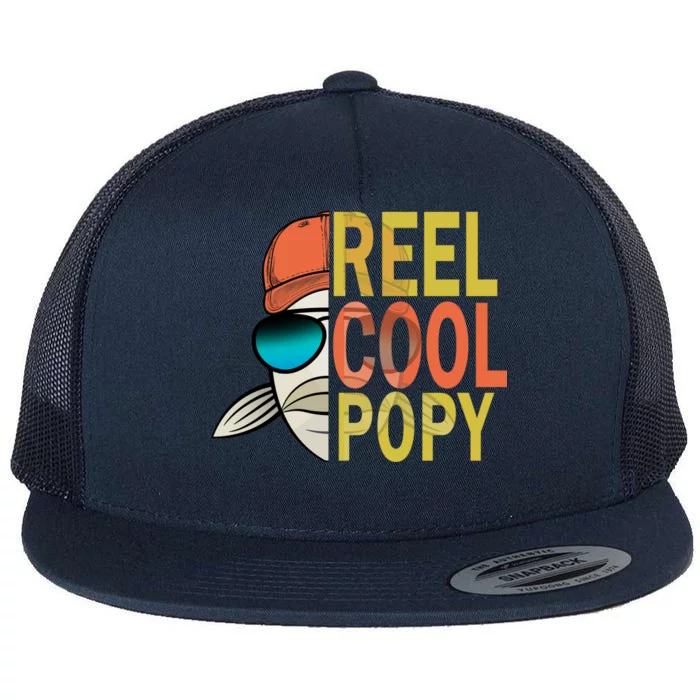 Reel Cool Popy Flat Bill Trucker Hat