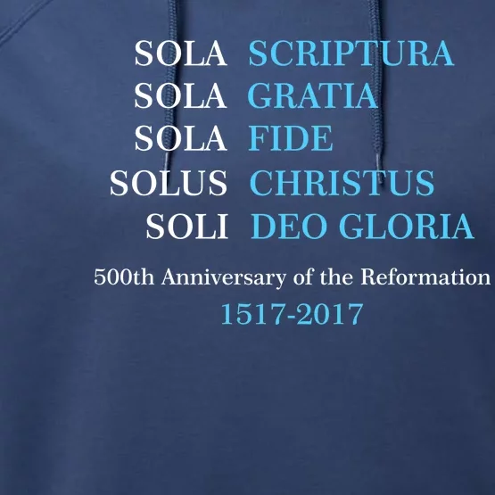 Reformation 500th Anniversary Five Solas Performance Fleece Hoodie