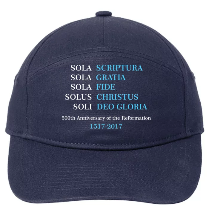 Reformation 500th Anniversary Five Solas 7-Panel Snapback Hat