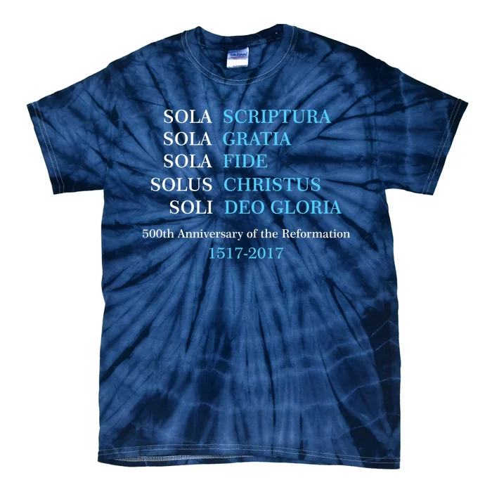 Reformation 500th Anniversary Five Solas Tie-Dye T-Shirt