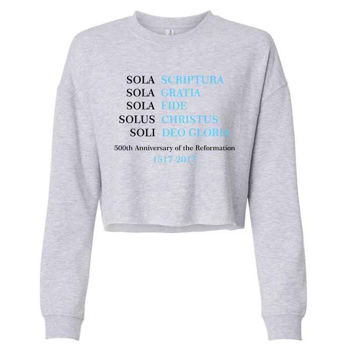 Reformation 500th Anniversary Five Solas Cropped Pullover Crew