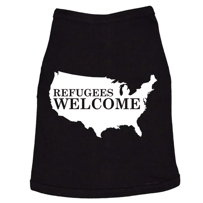 Refugees Welcome in the USA Country Anti Travel Ban Doggie Tank