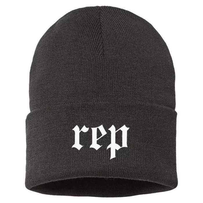 Rep Expression Gift Sustainable Knit Beanie