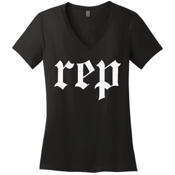 Rep Expression Gift Women's V-Neck T-Shirt