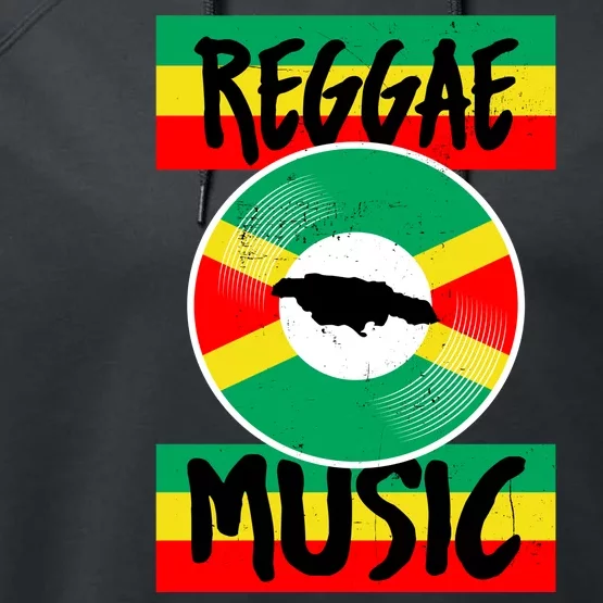 Reggae Music Jamaica Performance Fleece Hoodie