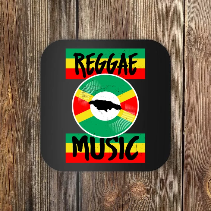 Reggae Music Jamaica Coaster