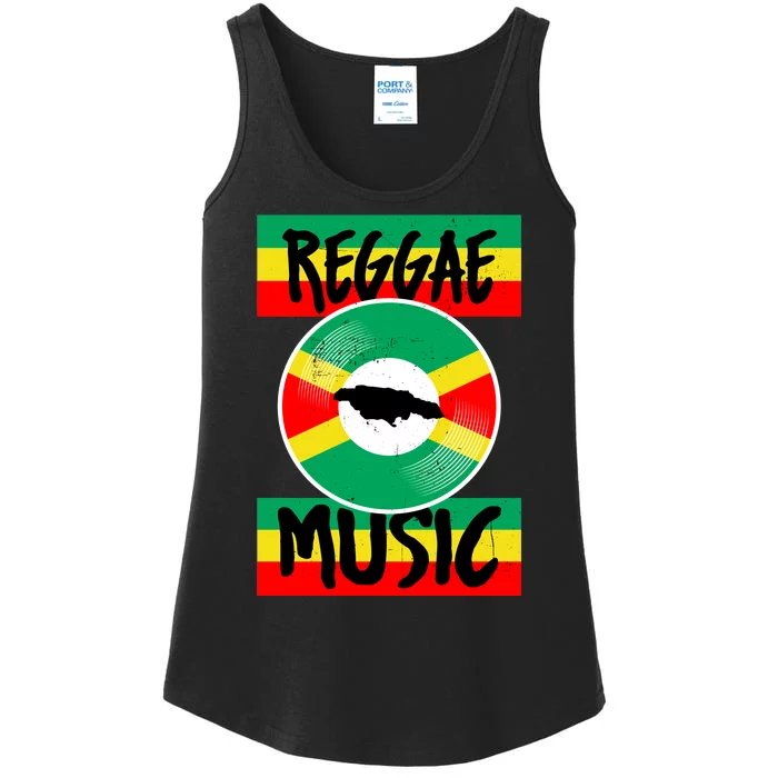 Reggae Music Jamaica Ladies Essential Tank