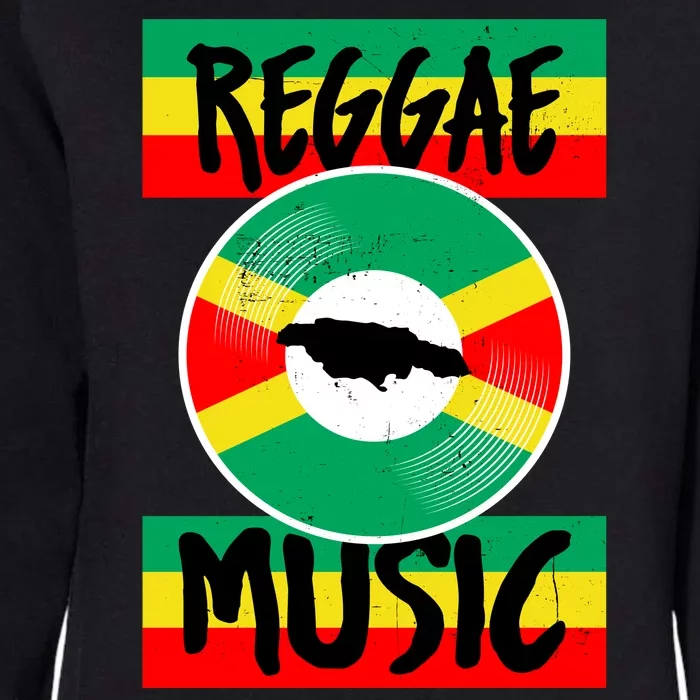 Reggae Music Jamaica Womens California Wash Sweatshirt