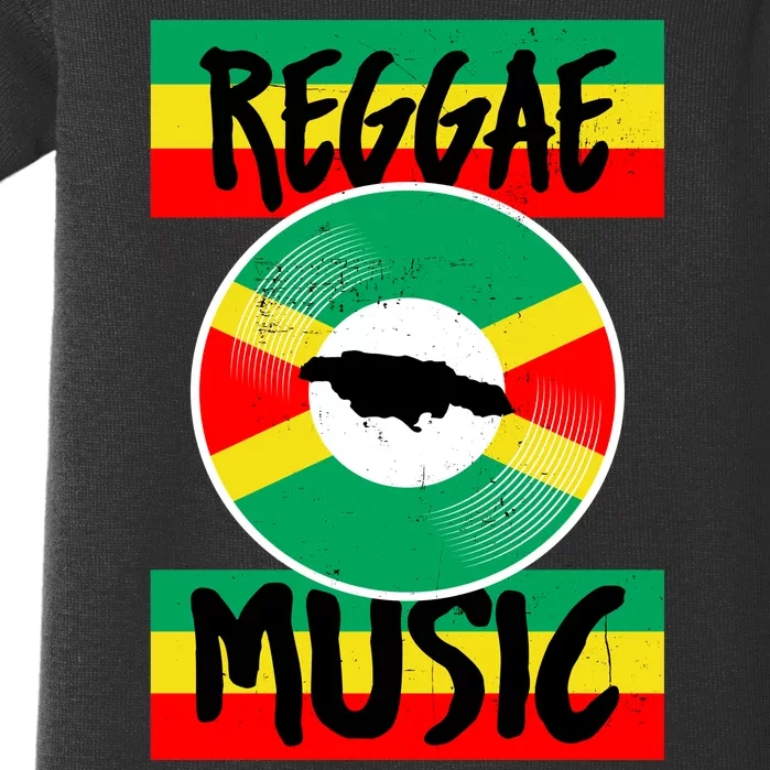 Reggae Music Jamaica Baby Bodysuit