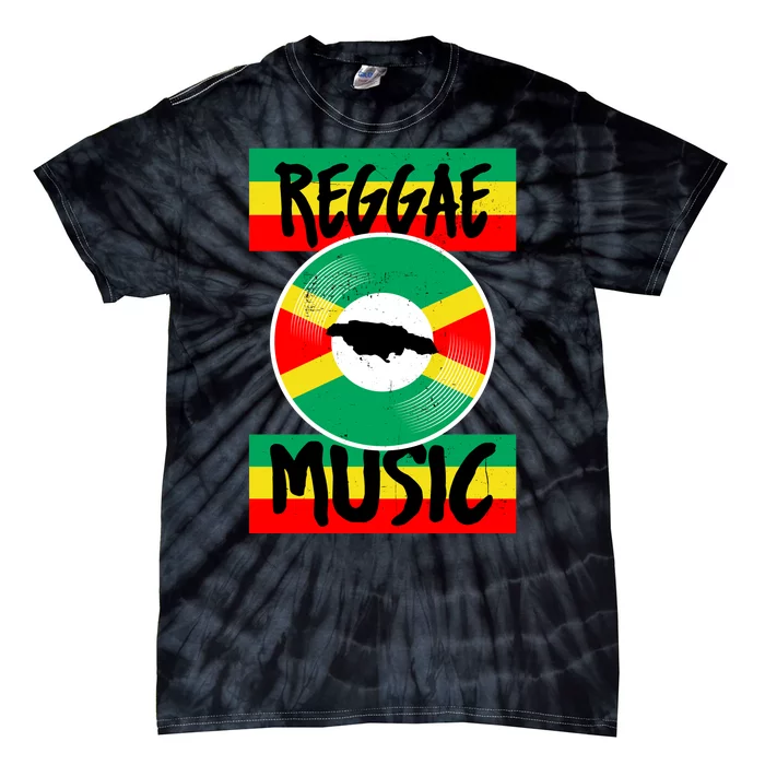 Reggae Music Jamaica Tie-Dye T-Shirt