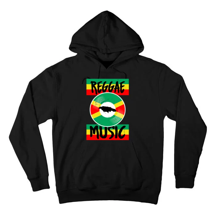 Reggae Music Jamaica Tall Hoodie