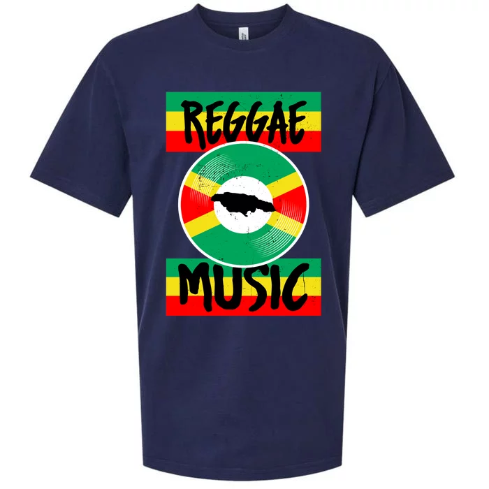 Reggae Music Jamaica Sueded Cloud Jersey T-Shirt