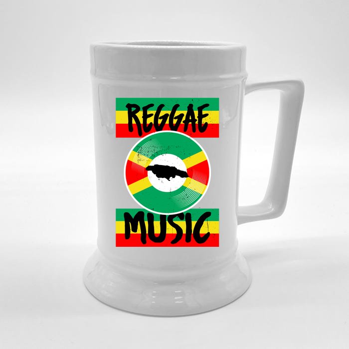 Reggae Music Jamaica Front & Back Beer Stein