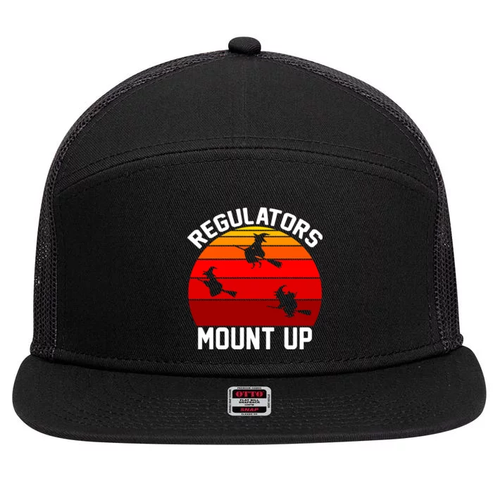 Regulators Mount Up 7 Panel Mesh Trucker Snapback Hat