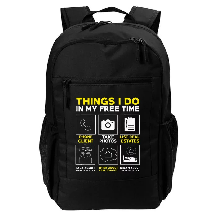 Real Estate Humor Agent Realtor Daily Commute Backpack