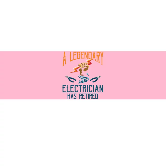 Retired Electrician Humor Electrician Retirement Gift Bumper Sticker