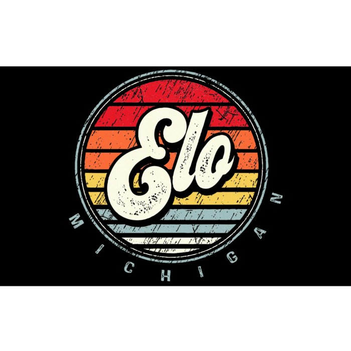 Retro Elo Home State Cool 70s Style Sunset Bumper Sticker