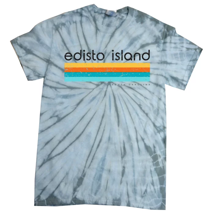 Retro Edisto Island South Carolina Vintage Design Tie-Dye T-Shirt