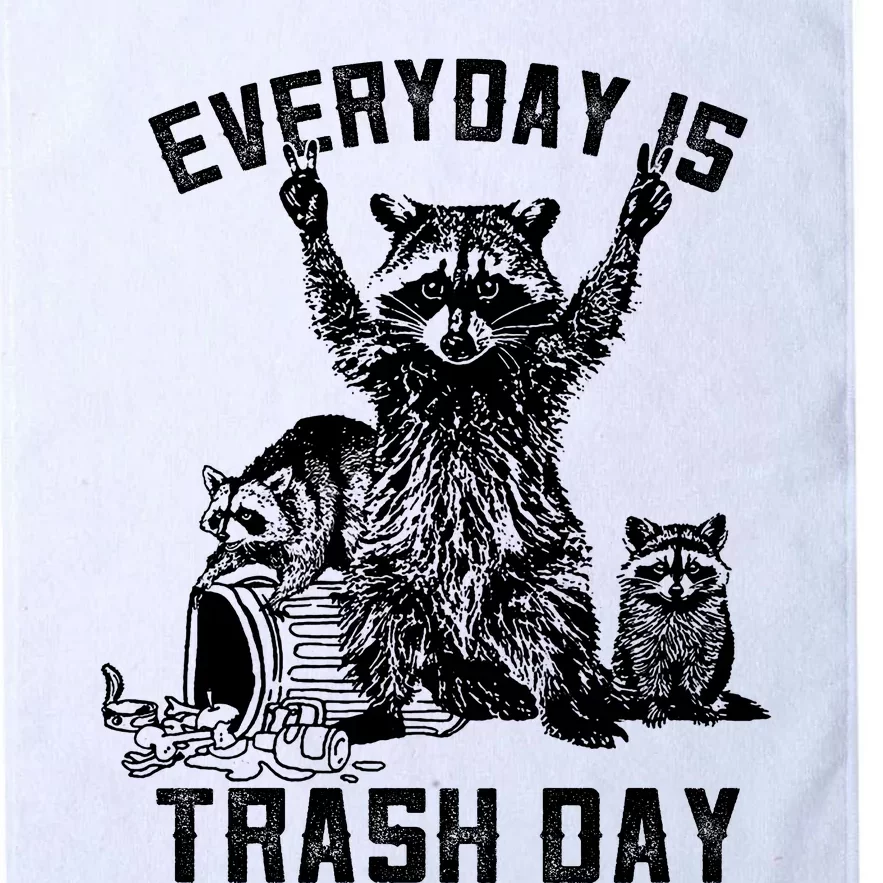 Raccoon Everyday Is Trash Day Platinum Collection Golf Towel