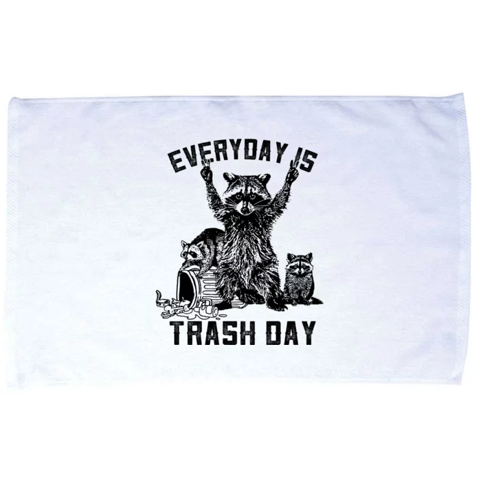 Raccoon Everyday Is Trash Day Microfiber Hand Towel