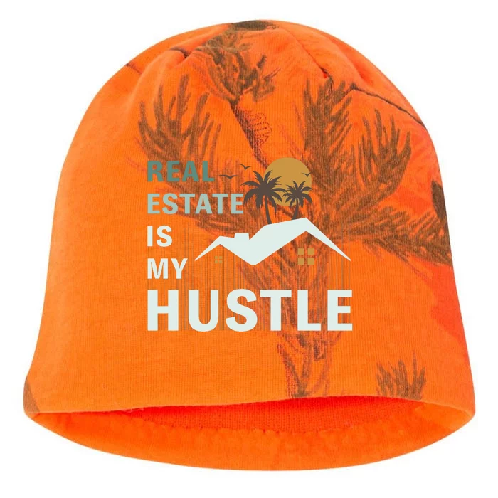 Real Estate Is My Hustle Kati - Camo Knit Beanie