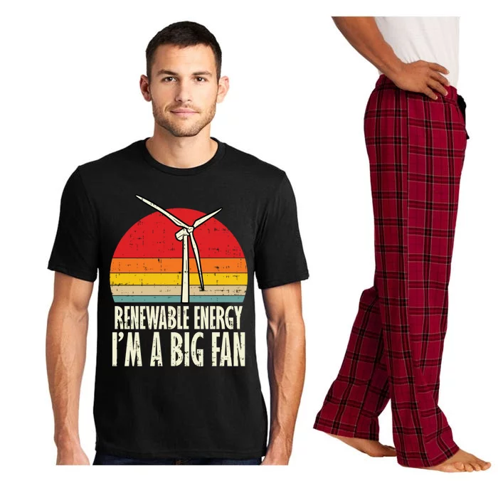 Renewable Energy Im A Big Fan Retro Earth Day 2020 Gift Pajama Set