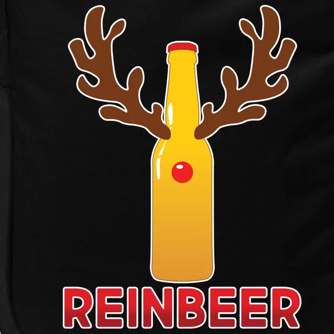 Reinbeer Funny Christmas Beer Reindeer Impact Tech Backpack